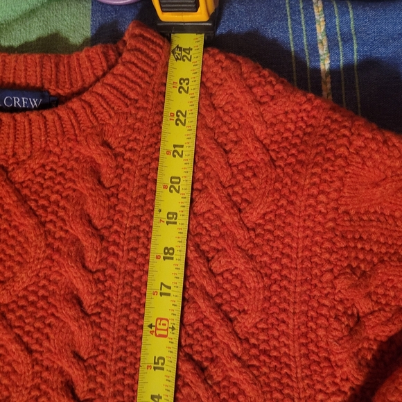 J. Crew Cableknit 100% Wool Sweater - Picture 7 of 7